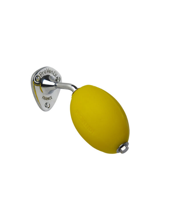 Chrome soap holder and apple lemon rotating soap holder